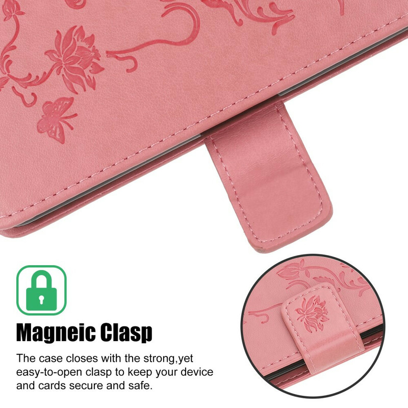 iPhone 12 Max / 12 Pro Floral Strap Case