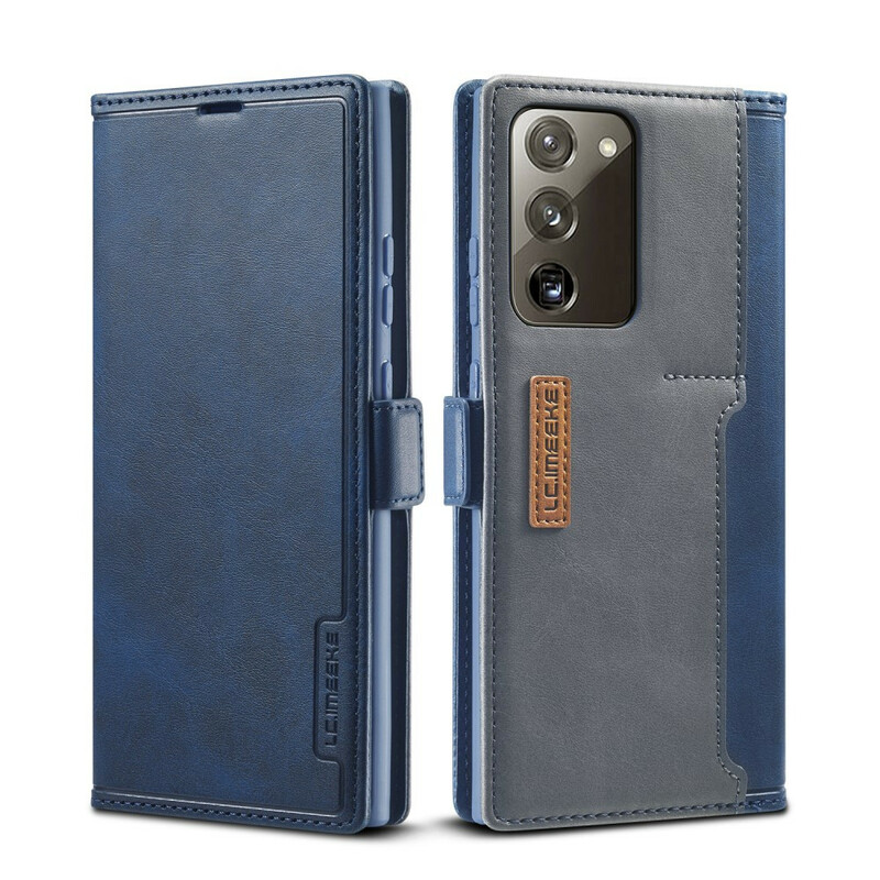 Samsung Galaxy Note 20 Capa LC.IMEEKE Efeito Couro Retro