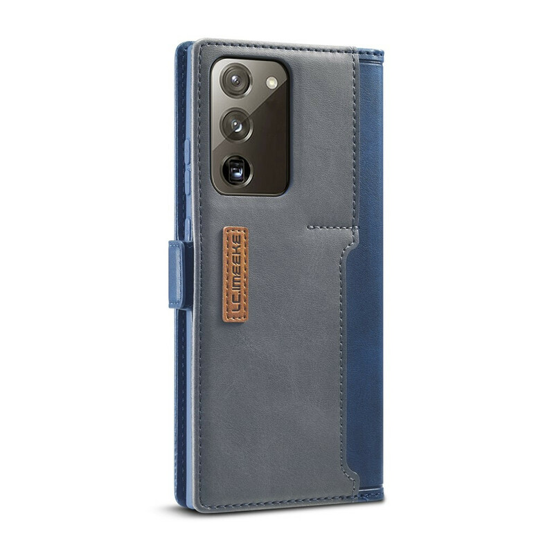 Samsung Galaxy Note 20 Capa LC.IMEEKE Efeito Couro Retro