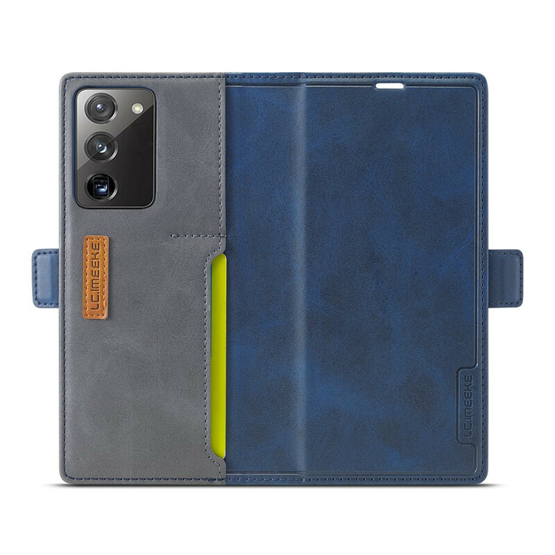 Samsung Galaxy Note 20 Capa LC.IMEEKE Efeito Couro Retro