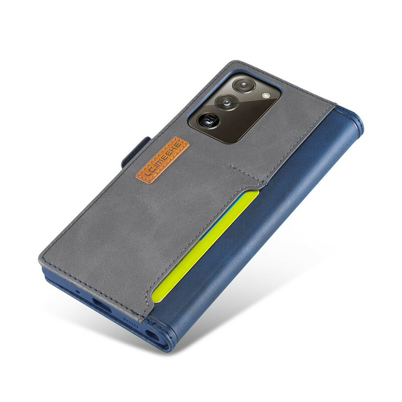 Samsung Galaxy Note 20 Capa LC.IMEEKE Efeito Couro Retro