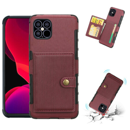Capa iPhone 12 Max / 12 Pro Flap Card Case SHOUHUSHEN