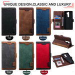 Xaiomi Redmi 9 Capa de Couro de dois tons Contorno Reforçado