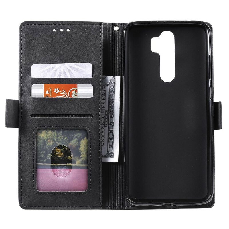 Xaiomi Redmi 9 Capa de Couro de dois tons Contorno Reforçado