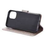 Capa iPhone 12 Borboletas e Cordão de Flores