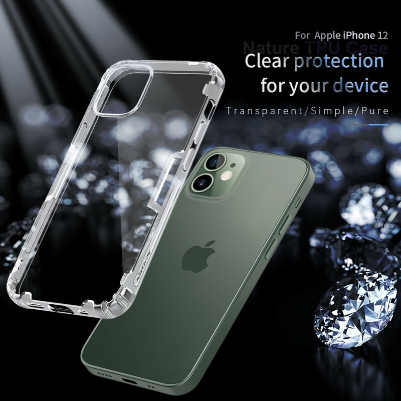 Capa iPhone 12 Nillkin Tansparente Nature Capa iPhone 12 Nillkin Tansparente Nature