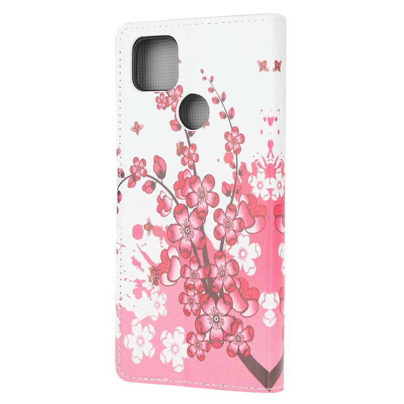 Xiaomi Redmi 9C Capa Flores Tropicais