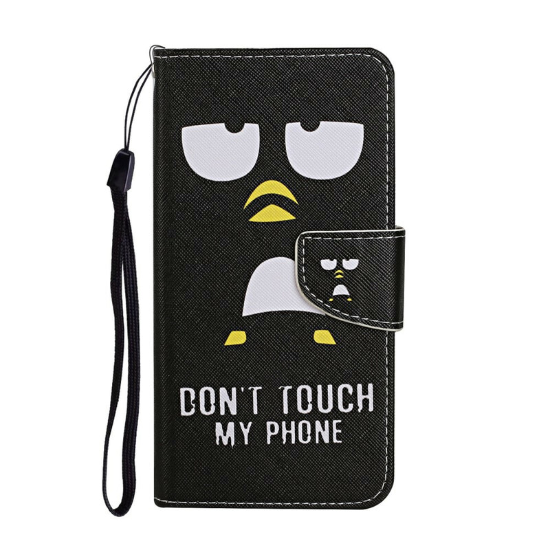 Xiaomi Redmi 9C Capa Don't Touch My Phone Says the Penguin