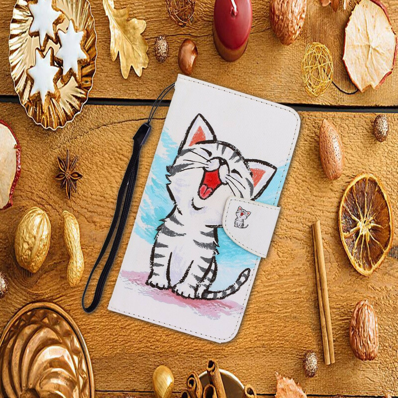 Xiaomi Redmi 9C Capa de cinta colorida Kitten