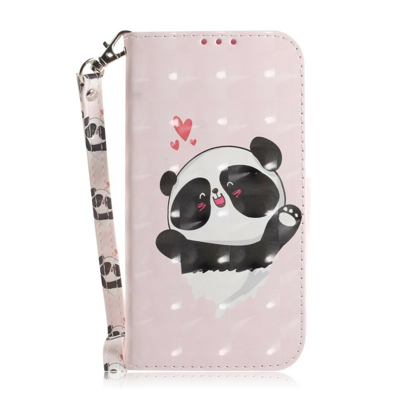 Xiaomi Redmi 9C Capa de CordÃ£o do Amor Panda Panda