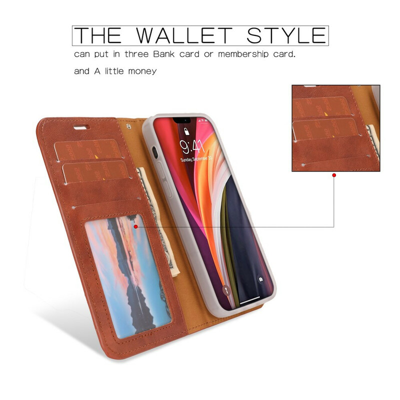 Capa Destacável da Capa Vielli de Couro iPhone 12 Pro Max