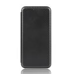 Tampa Flip Cover iPhone 12 Max / 12 Pro Fibra de Carbono