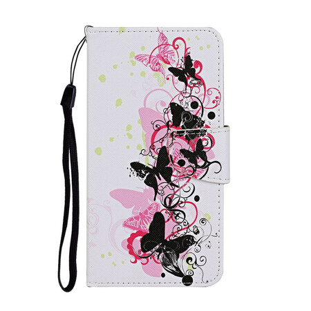 Capa para iPhone 12 Max / 12 Pro Butterflies and Strap