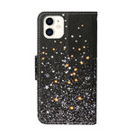 iPhone 12 Max / 12 Pro Star and Glitter Case with Strap