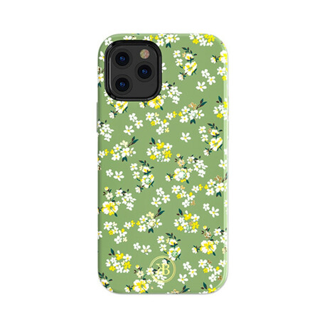 Capa iPhone 12 Max / 12 Pro Flowers KINGXBAR