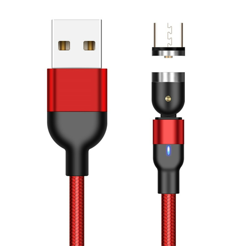 Cabo de Carregamento USB Trançado em Nylon Micro USB