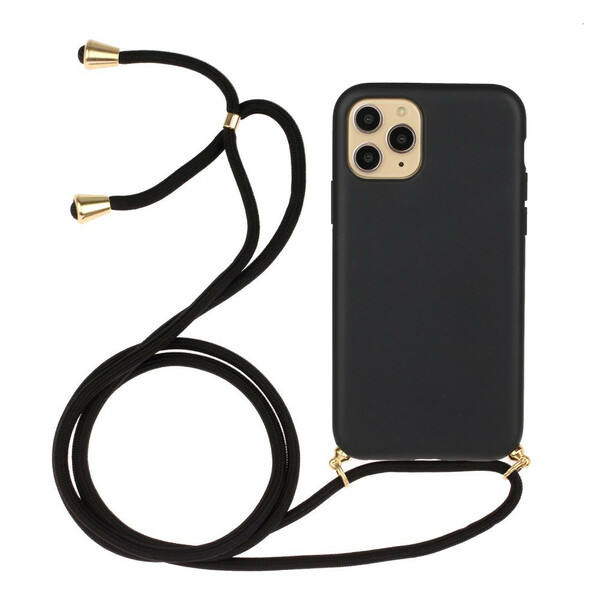 iPhone 12 Max / 12 Pro Capa de Silicone e Lanyard