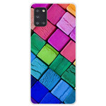 Samsung Galaxy A31 Cubos coloridos em capa