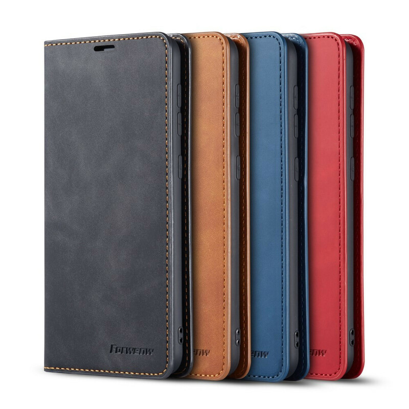 Capa de couro Samsung Galaxy A31 FORWENW