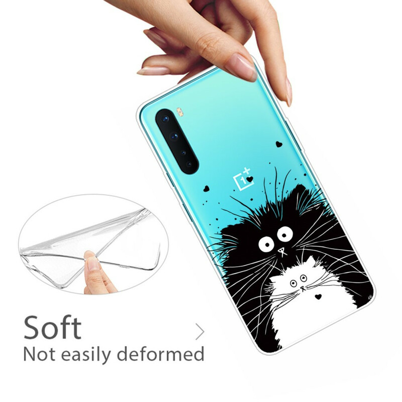 Capa OnePlus Nord Olhe para os Gatos