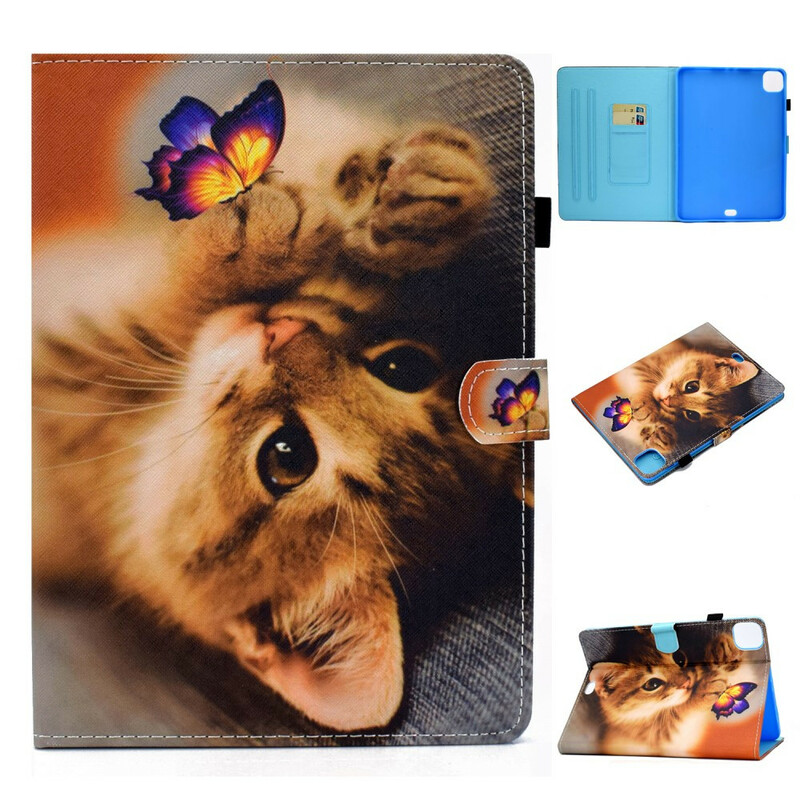 iPad Air 10.9" (2020) Case My Kitten and Butterfly