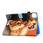 iPad Air 10.9" (2020) Case My Kitten and Butterfly