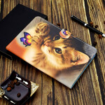 iPad Air 10.9" (2020) Case My Kitten and Butterfly