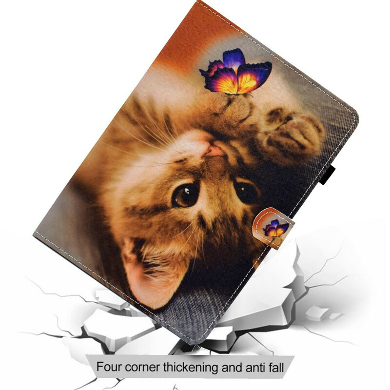 iPad Air 10.9" (2020) Case My Kitten and Butterfly