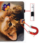 iPad Air 10.9" (2020) Case My Kitten and Butterfly