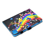 iPad Air 10.9" (2020) Capa de borboletas arco-íris