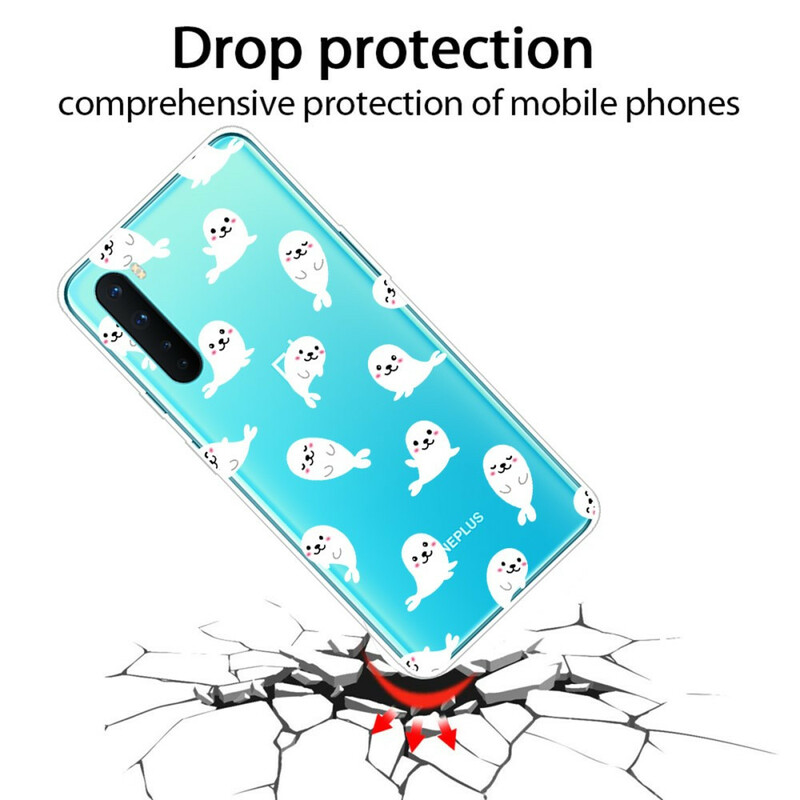 OnePlus Nord Transparent Sea Lion Case Divertimento