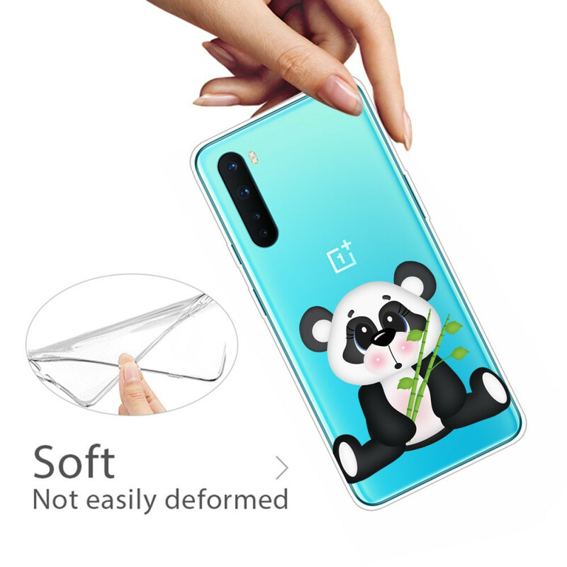 OnePlus Nord Capa Panda Transparente Triste