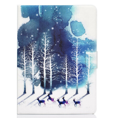 iPad Air 10.9" (2020) Capa para Veado de Neve