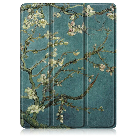 Capa inteligente iPad Air 10.9" (2020) Ramos floridos com suporte Stylus