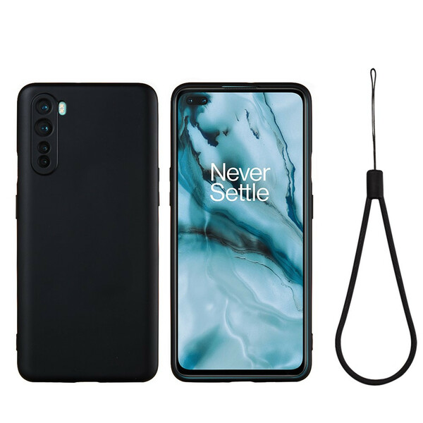 Capa de silicone líquido OnePlus Nord com cinta