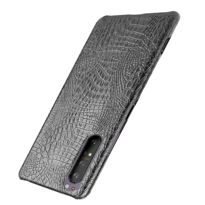 Capa de pele de crocodilo Sony Xperia 1 II