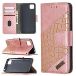 Capa clássico de pele de crocodilo Huawei Y5p