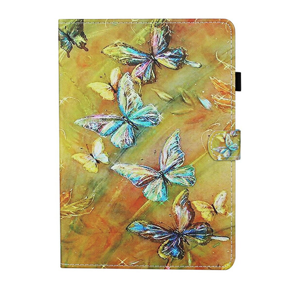 Capa de iPad 10,2" (2020) (2019) / Ar 10,5" (2019) / Pro 10,5" Butterfly Painted