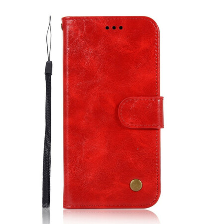 Capa de Couro Vintage Huawei Y6p