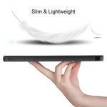Capa inteligente para iPad Air 10.9" (2020) Capa em pele Lychee Stylus
