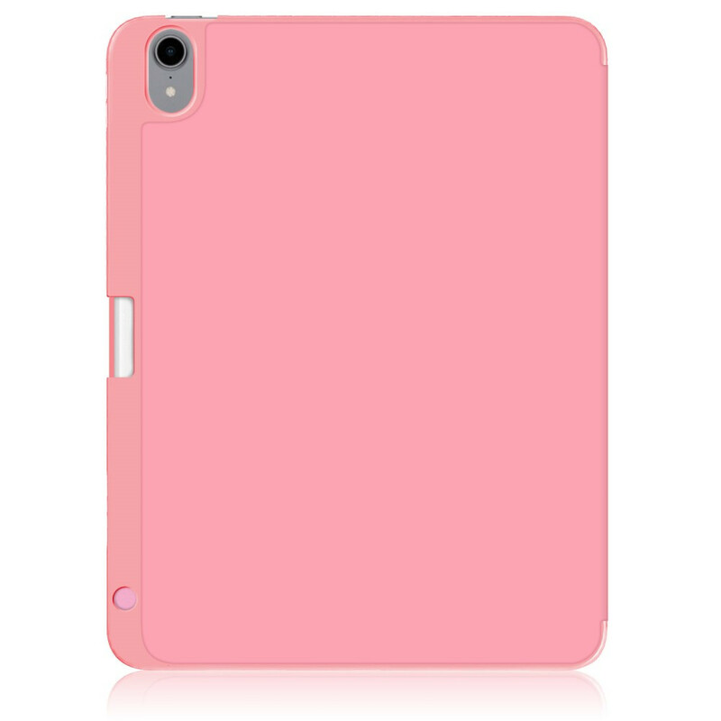 Capa inteligente iPad Air 10.9" (2020) Capa Lychee Stylus em pele