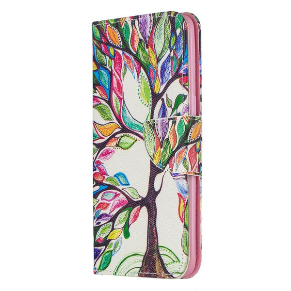 Samsung Galaxy A10s Case Colorido Árvore