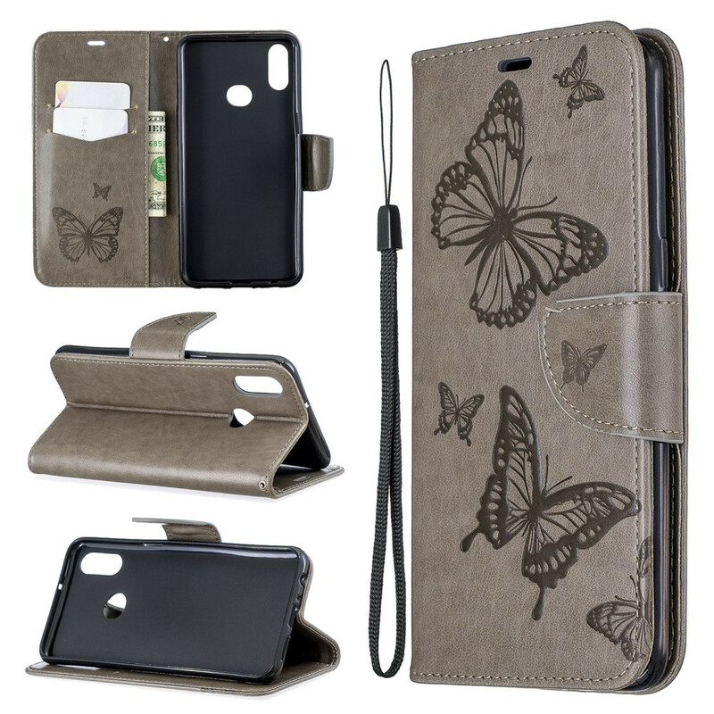 Samsung Galaxy A10s Case The Butterflies in Flight with Strap