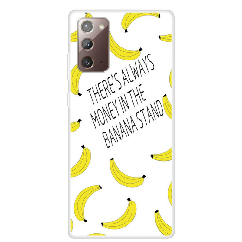 Samsung Galaxy Note 20 Dinheiro de Banana em Capa Transparente