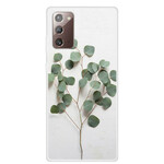 Samsung Galaxy Note 20 Transparent Case Realistic Leaves