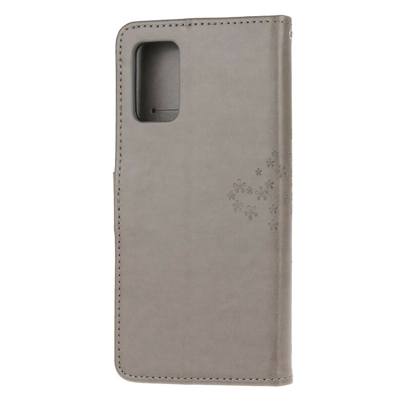 Samsung Galaxy S20 Case FE Árvore e Corujas com CordÃ£o