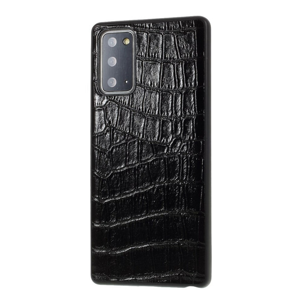 Samsung Galaxy Note 20 Capa de pele genuína de Crocodilo Textura de Crocodilo