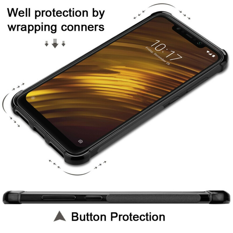 Samsung Galaxy A10s IMAK Vega Series Capa de fibra de carbono escovada