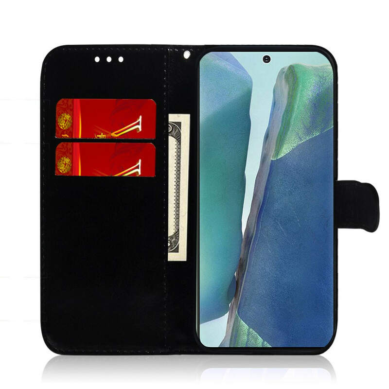 Samsung Galaxy Note 20 Mock Leather Case MIroir Cover