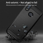 Samsung Galaxy A10s Capa de Fibra de Carbono Escovado MOFI